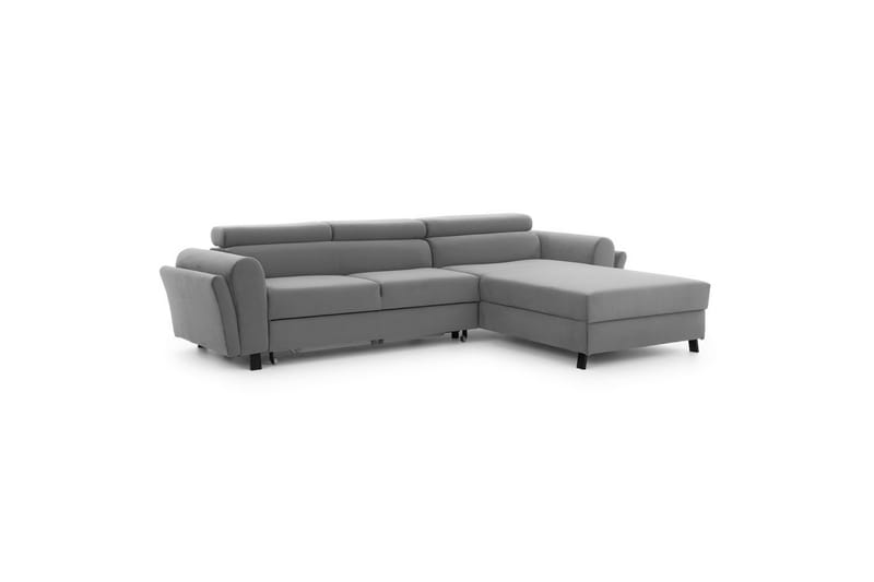Seksjon Eltap Mariall 288x200x92 cm - Monolith 84, Lys Grå, Høyre - Møbler - Sofaer - Sovesofaer
