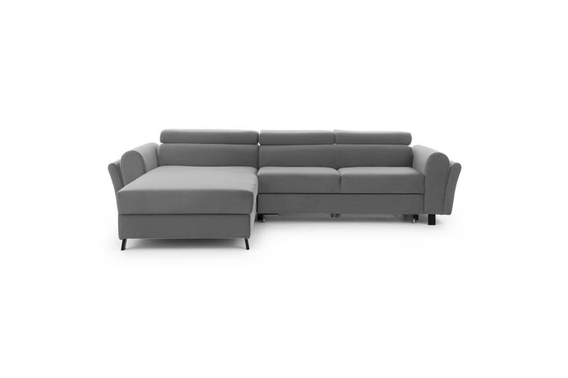 Seksjon Eltap Mariall 288x200x92 cm - Monolith 84, Lys Grå, Venstre - Møbler - Sofaer - Sovesofaer