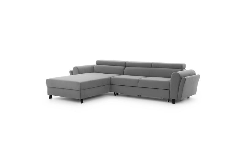 Seksjon Eltap Mariall 288x200x92 cm - Monolith 84, Lys Grå, Venstre - Møbler - Sofaer - Sovesofaer