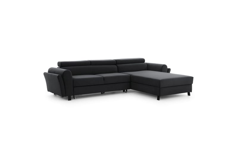 Seksjon Eltap Mariall 288x200x92 cm - Monolith 97, Mørk Grå, Høyre - Møbler - Sofaer - Sovesofaer