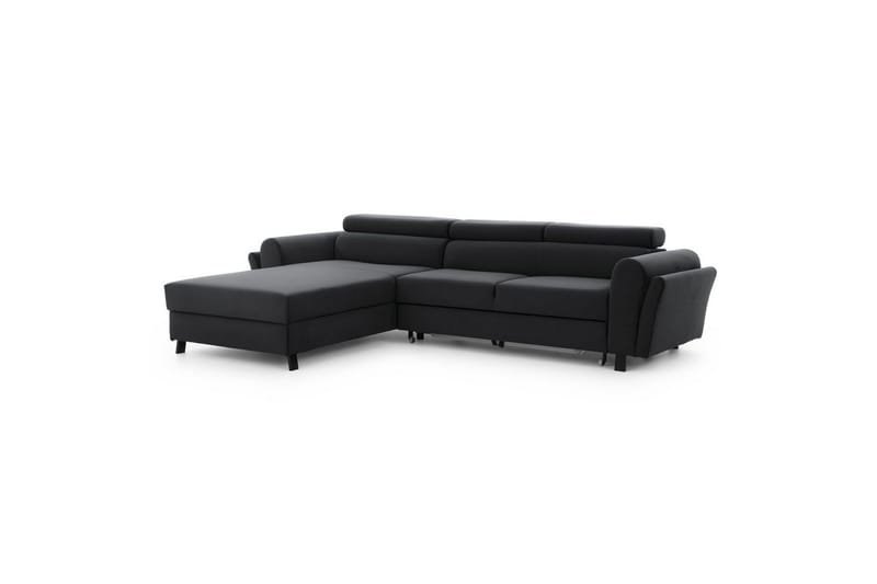 Seksjon Eltap Mariall 288x200x92 cm - Monolith 97, Mørk Grå, Venstre - Møbler - Sofaer - Sovesofaer