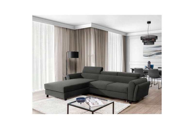 Seksjon Eltap Mariall 288x200x92 cm - Sawana 21, Grå, Venstre - Møbler - Sofaer - Sovesofaer