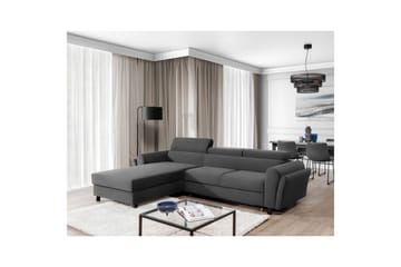 Seksjon Eltap Mariall 288x200x92 cm - Paros 06, Grå, Venstre - Møbler - Sofaer - Sovesofaer