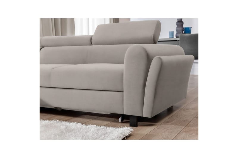 Seksjon Eltap Mariall 288x200x92 cm - Paros 02, Beige, Venstre - Møbler - Sofaer - Sovesofaer