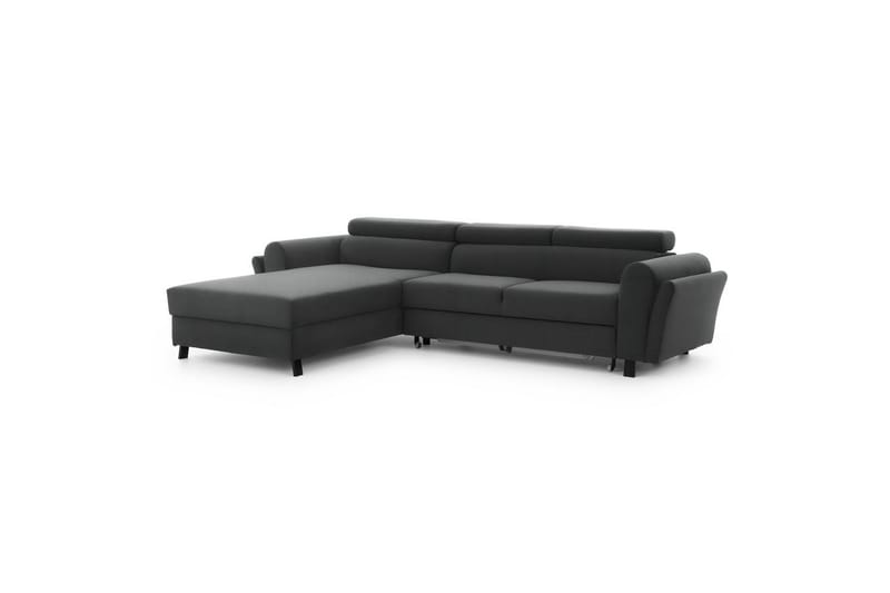 Seksjon Eltap Mariall 288x200x92 cm - Paros 06, Grå, Venstre - Møbler - Sofaer - Sovesofaer