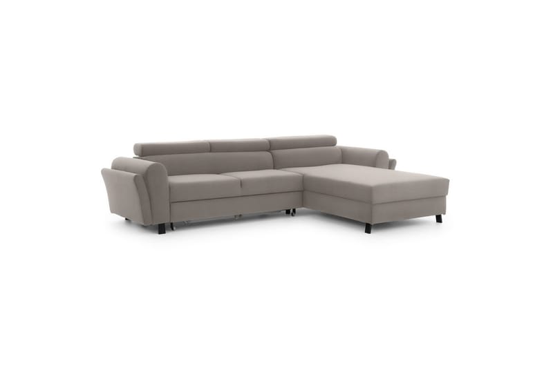 Seksjon Eltap Mariall 288x200x92 cm - Paros 02, Beige, Høyre - Møbler - Sofaer - Sovesofaer