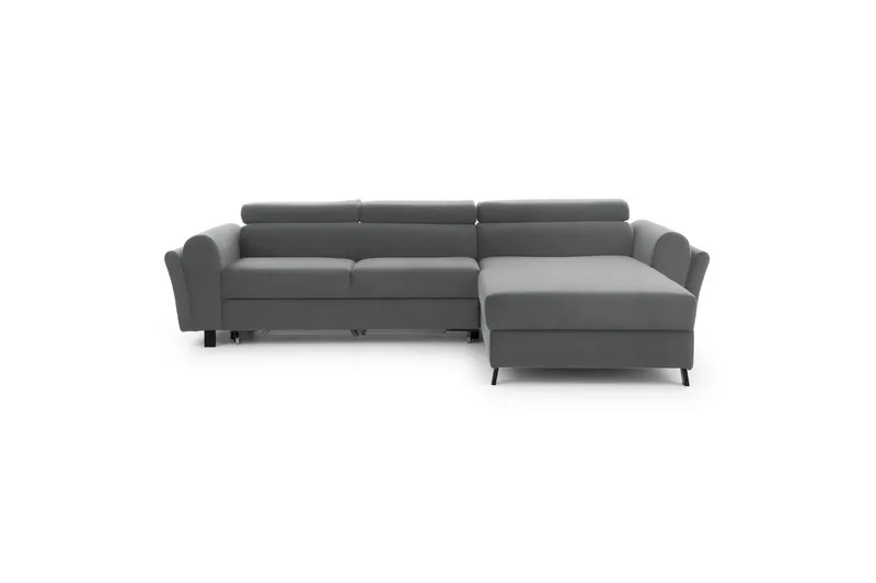 Seksjon Eltap Mariall 288x200x92 cm - Paros 05, Lys grå, Høyre - Møbler - Sofaer - Sovesofaer