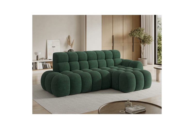 Seksjonssofa Eltap Ceedro 283x165x98 cm - Amore 35, Grønn, Høyre - Møbler - Sofaer - Sovesofaer