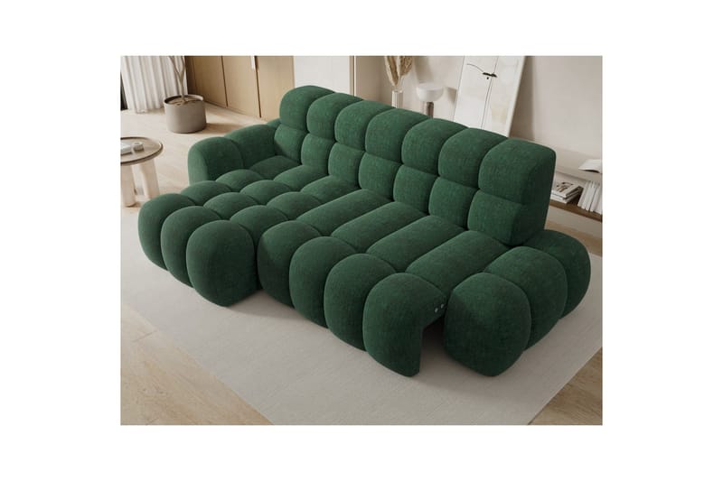 Seksjonssofa Eltap Ceedro 283x165x98 cm - Amore 35, Grønn, Venstre - Møbler - Sofaer - Sovesofaer