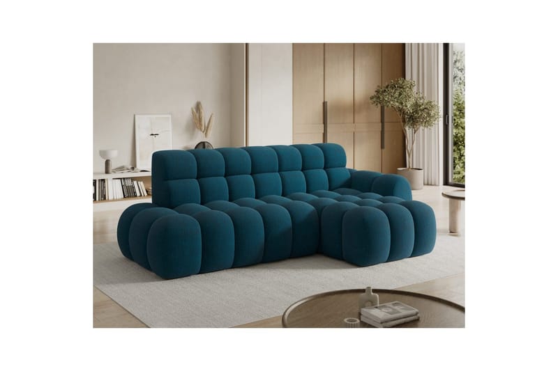 Seksjonssofa Eltap Ceedro 283x165x98 cm - Amore 40, Blå, Høyre - Møbler - Sofaer - Sovesofaer
