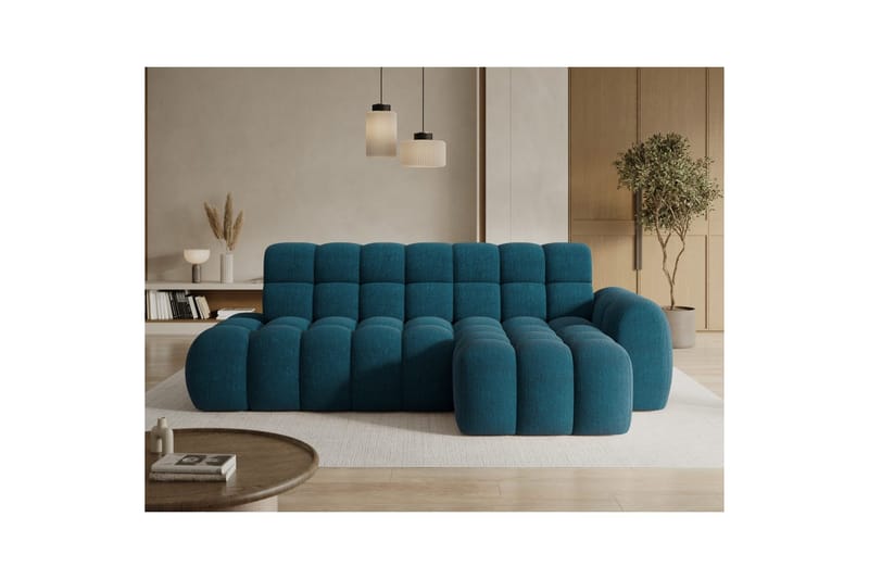 Seksjonssofa Eltap Ceedro 283x165x98 cm - Amore 40, Blå, Høyre - Møbler - Sofaer - Sovesofaer