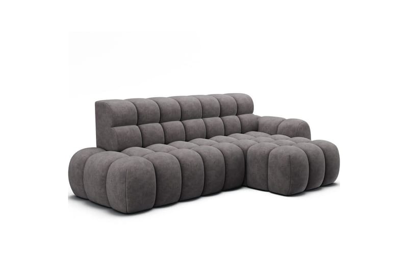Seksjonssofa Eltap Ceedro 283x165x98 cm - Aura 04, Grå, Høyre - Møbler - Sofaer - Sovesofaer