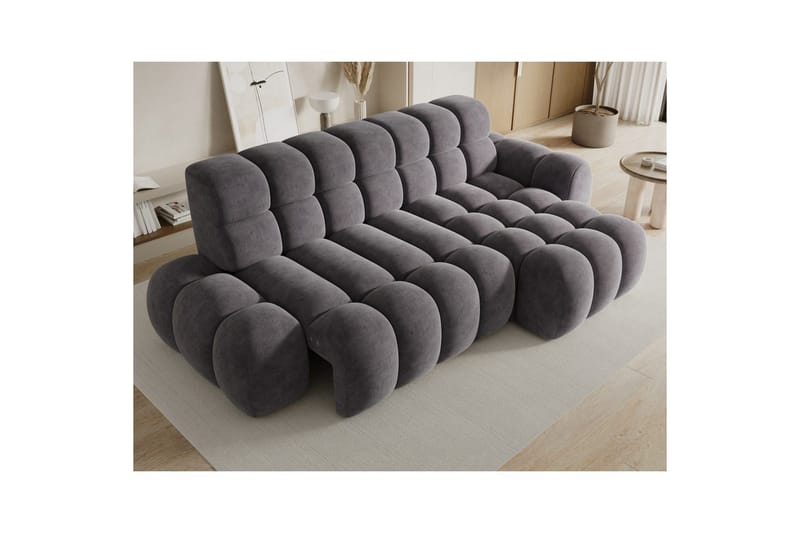 Seksjonssofa Eltap Ceedro 283x165x98 cm - Aura 04, Grå, Høyre - Møbler - Sofaer - Sovesofaer