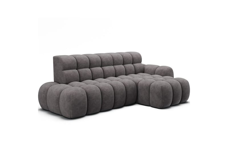 Seksjonssofa Eltap Ceedro 283x165x98 cm - Aura 04, Grå, Høyre - Møbler - Sofaer - Sovesofaer