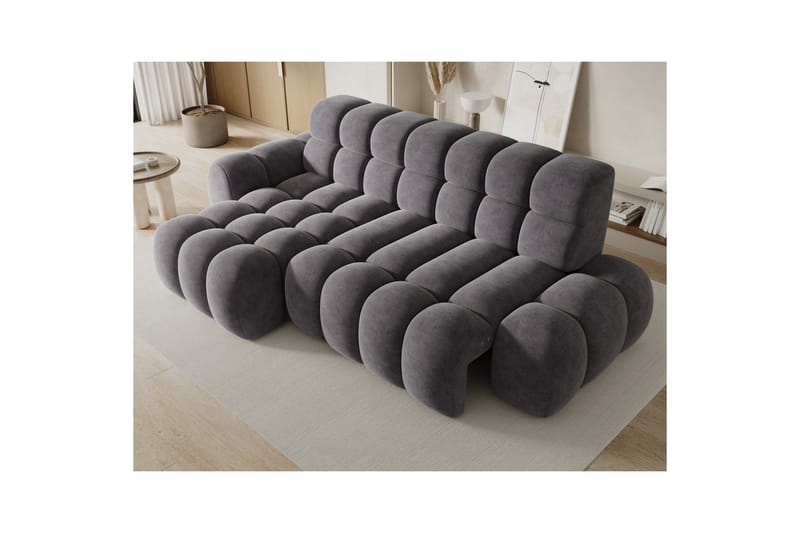Seksjonssofa Eltap Ceedro 283x165x98 cm - Aura 04, Grå, Venstre - Møbler - Sofaer - Sovesofaer