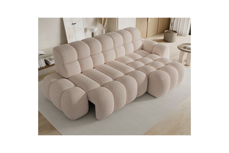 Seksjonssofa Eltap Ceedro 283x165x98 cm - Jarell 20, Beige, Høyre - Møbler - Sofaer - Sovesofaer