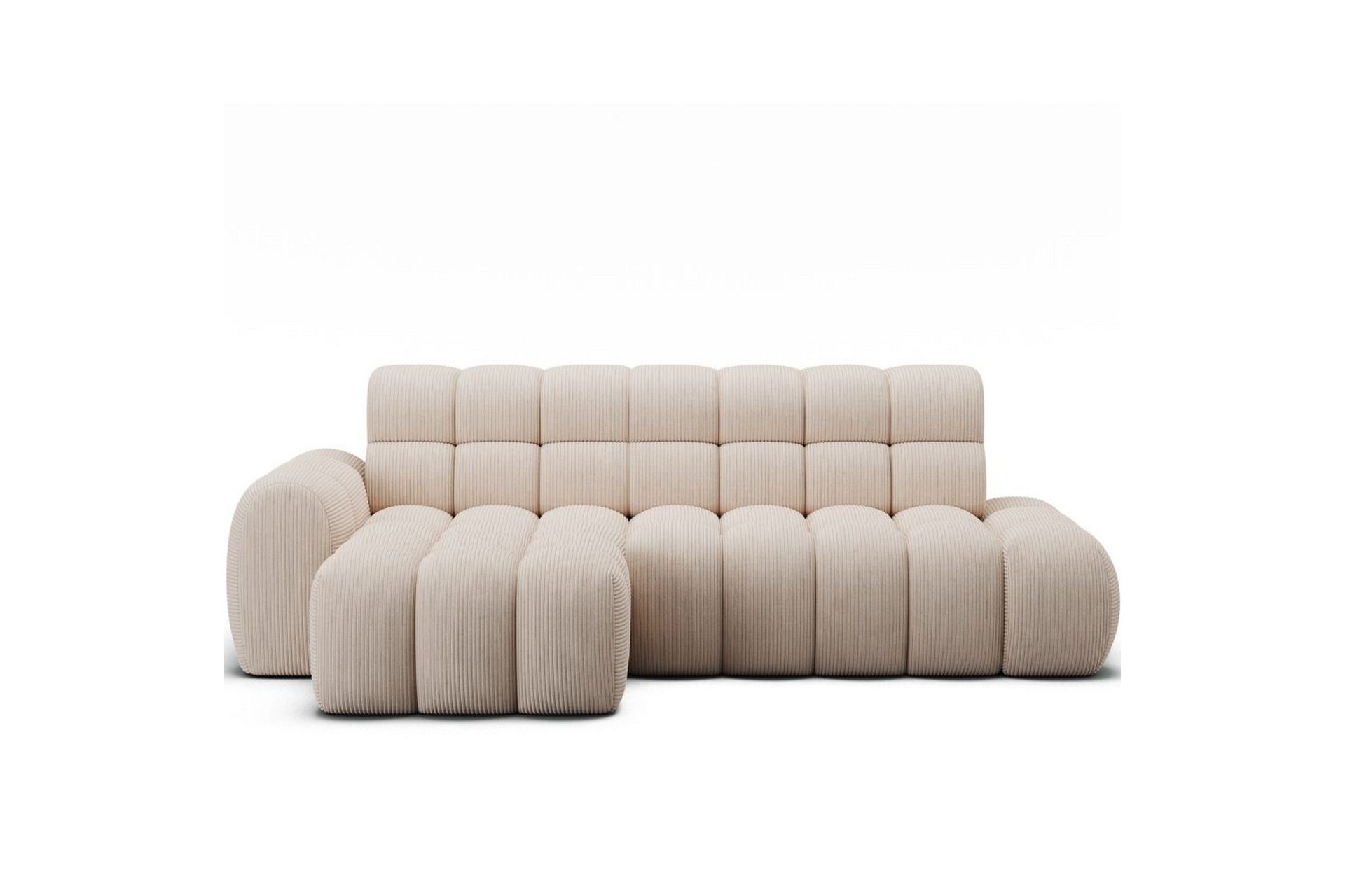 Seksjonssofa Eltap Ceedro 283x165x98 cm - Jarell 20, Beige, Venstre
