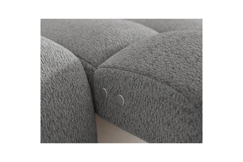 Seksjonssofa Eltap Ceedro 283x165x98 cm - Royal 04, Grå, Høyre - Møbler - Sofaer - Sovesofaer