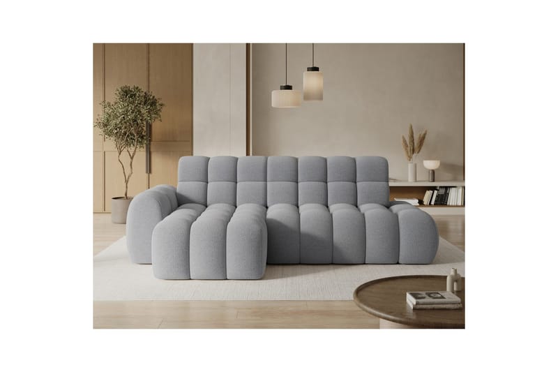 Seksjonssofa Eltap Ceedro 283x165x98 cm - Royal 04, Grå, Venstre - Møbler - Sofaer - Sovesofaer