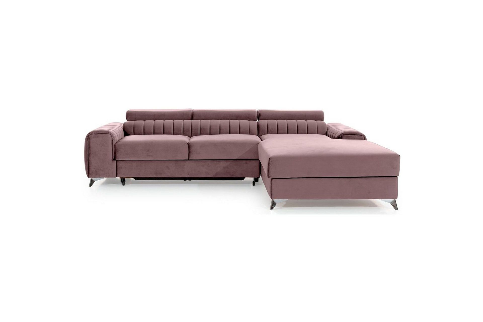 Seksjonssofa Eltap Grayson 278x205x92 cm - Loco 24, Rosa, Høyre