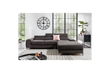 Seksjonssofa Eltap Grayson 278x205x92 cm - Loco 4, Lys Grå, Høyre - Møbler - Sofaer - Sovesofaer