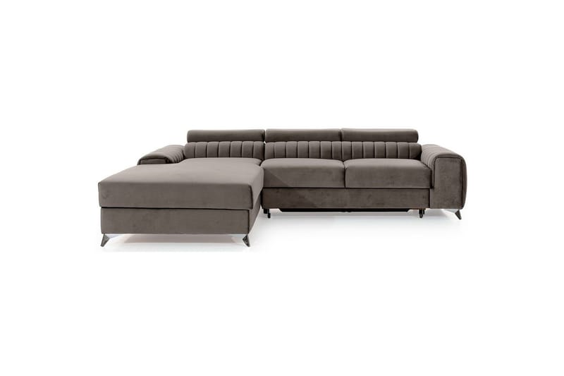 Seksjonssofa Eltap Grayson 278x205x92 cm - Loco 4, Lys Grå, Venstre - Møbler - Sofaer - Sovesofaer