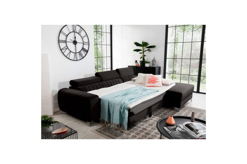 Seksjonssofa Eltap Grayson 278x205x92 cm - Loco 5, Grå, Høyre - Møbler - Sofaer - Sovesofaer