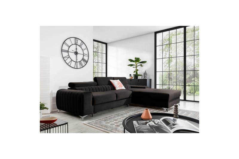 Seksjonssofa Eltap Grayson 278x205x92 cm - Loco 5, Grå, Høyre - Møbler - Sofaer - Sovesofaer