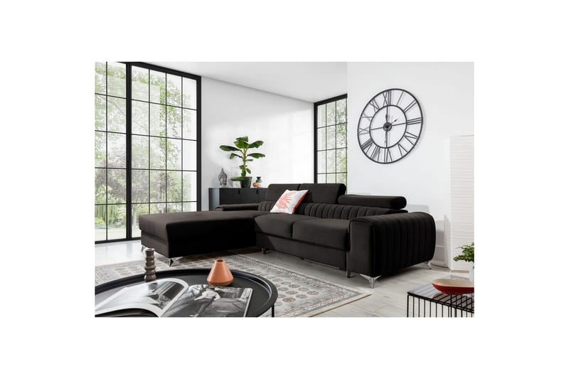Seksjonssofa Eltap Grayson 278x205x92 cm - Loco 5, Grå, Venstre - Møbler - Sofaer - Sovesofaer