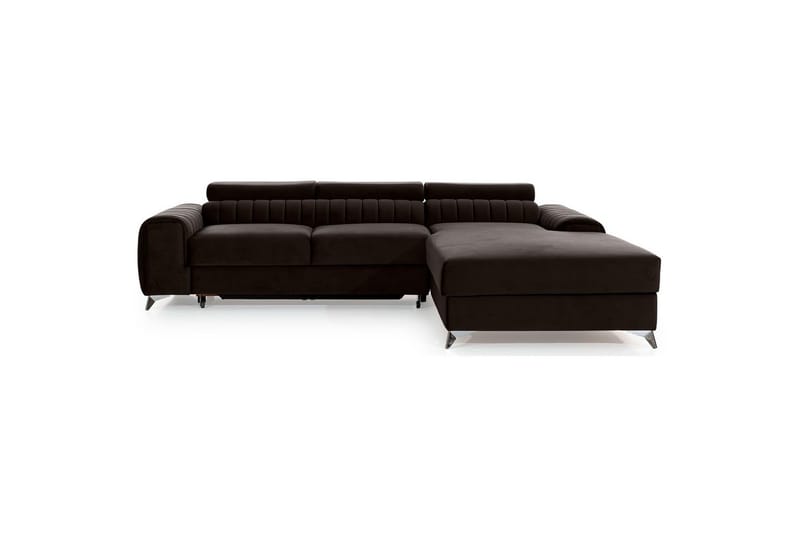 Seksjonssofa Eltap Grayson 278x205x92 cm, Nube 22, Brun, Høyre