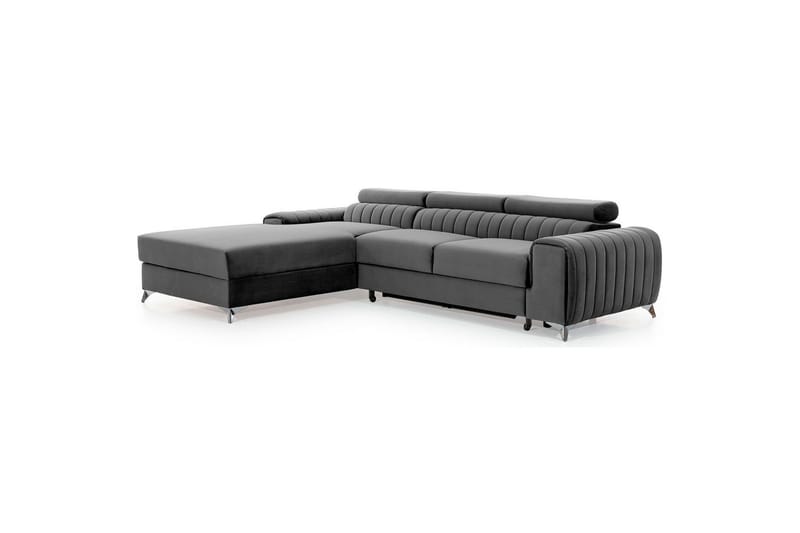 Seksjonssofa Eltap Grayson 278x205x92 cm - Nube 4, Lys Grå, Venstre - Møbler - Sofaer - Sovesofaer