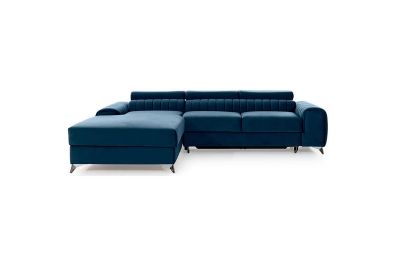 Seksjonssofa Eltap Grayson 278x205x92 cm - Nube 40, Blå, Venstre - Møbler - Sofaer - Sovesofaer