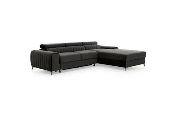 Seksjonssofa Eltap Grayson 278x205x92 cm - Nube 5, Grå, Høyre - Møbler - Sofaer - Sovesofaer