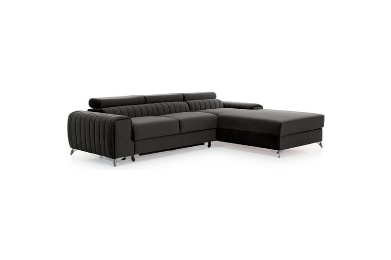 Seksjonssofa Eltap Grayson 278x205x92 cm - Nube 5, Grå, Høyre - Møbler - Sofaer - Sovesofaer
