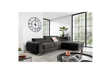 Seksjonssofa Eltap Grayson 278x205x92 cm - Nube 5, Grå, Høyre - Møbler - Sofaer - Sovesofaer