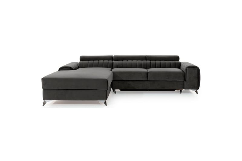 Seksjonssofa Eltap Grayson 278x205x92 cm - Nube 5, Grå, Venstre - Møbler - Sofaer - Sovesofaer