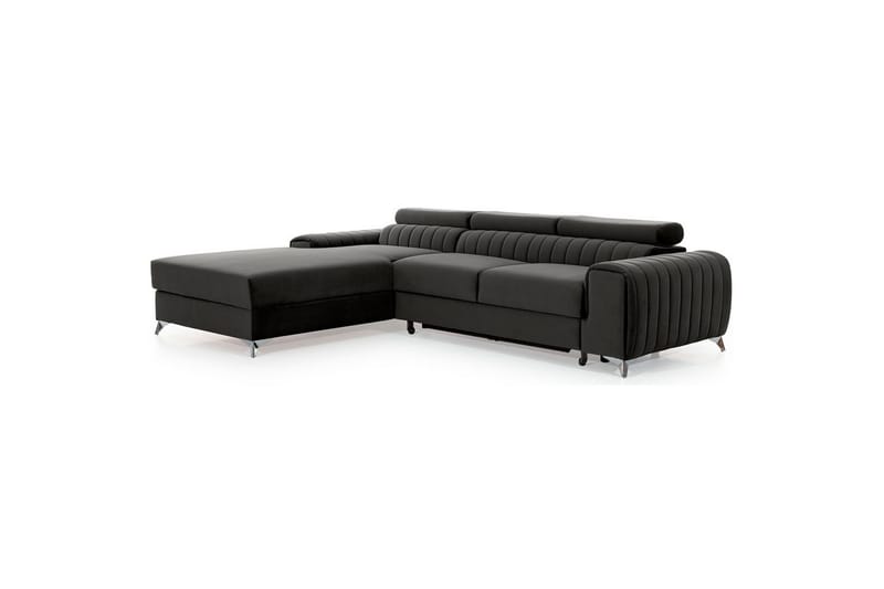 Seksjonssofa Eltap Grayson 278x205x92 cm - Nube 5, Grå, Venstre - Møbler - Sofaer - Sovesofaer