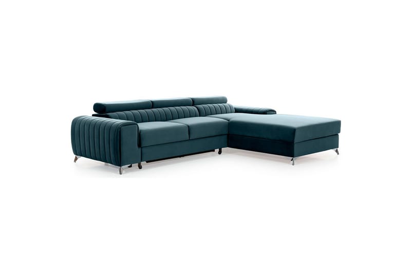 Seksjonssofa Eltap Grayson 278x205x92 cm - Velvetmat 100, Høyre - Møbler - Sofaer - Sovesofaer