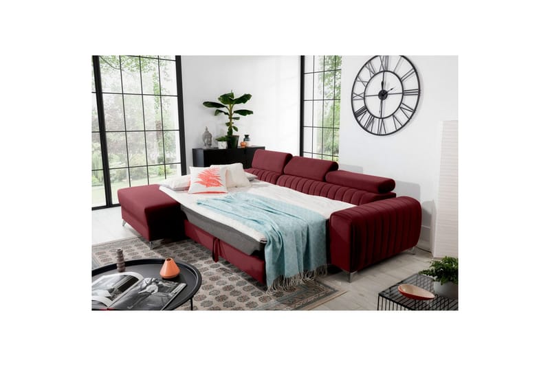 Seksjonssofa Eltap Grayson 278x205x92 cm - Velvetmat 25, Venstre - Møbler - Sofaer - Sovesofaer