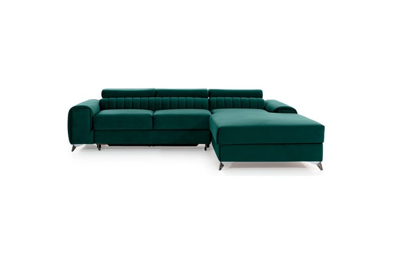 Seksjonssofa Eltap Grayson 278x205x92 cm - Velvetmat 38, Høyre - Møbler - Sofaer - Sovesofaer