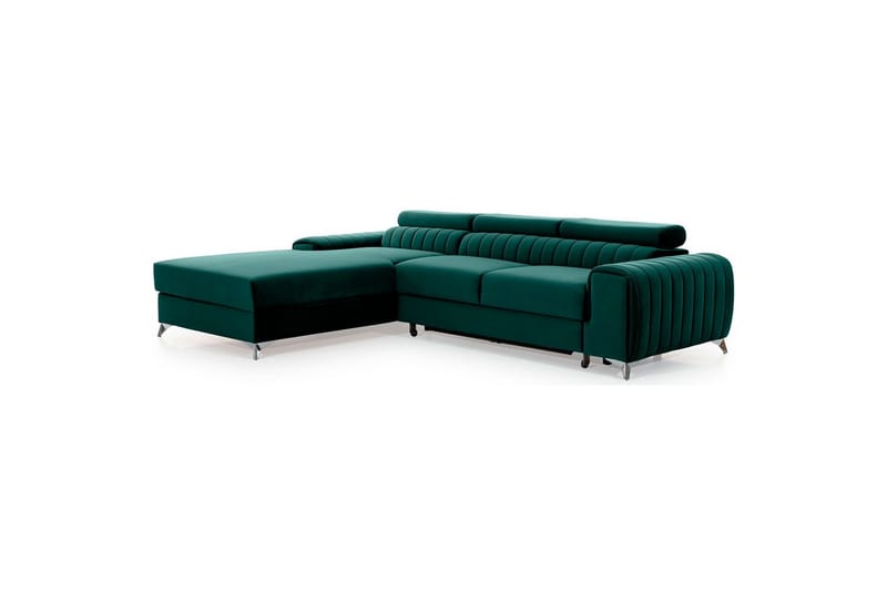 Seksjonssofa Eltap Grayson 278x205x92 cm - Velvetmat 38, Venstre - Møbler - Sofaer - Sovesofaer