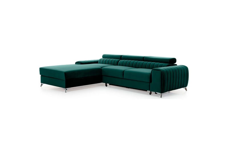 Seksjonssofa Eltap Grayson 278x205x92 cm - Velvetmat 38, Venstre - Møbler - Sofaer - Sovesofaer