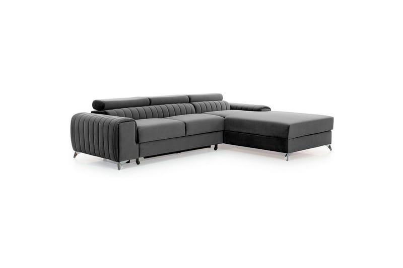 Seksjonssofa Eltap Grayson 278x205x92 cm - Velvetmat 4, Høyre - Møbler - Sofaer - Sovesofaer