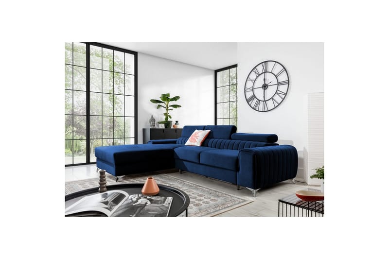 Seksjonssofa Eltap Grayson 278x205x92 cm - Velvetmat 40, Venstre - Møbler - Sofaer - Sovesofaer
