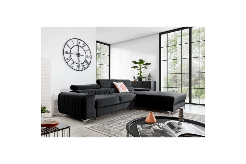 Seksjonssofa Eltap Grayson 278x205x92 cm - Velvetmat 6, Høyre - Møbler - Sofaer - Sovesofaer