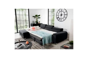 Seksjonssofa Eltap Grayson 278x205x92 cm - Velvetmat 6, Venstre - Møbler - Sofaer - Sovesofaer