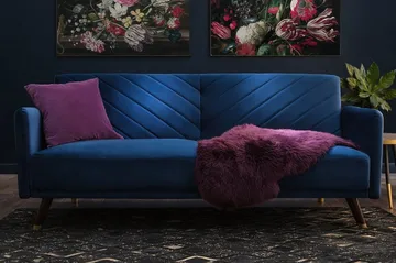 Senja Sovesofa 200 cm - Blå - Møbler - Sofaer - Sovesofaer