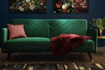 Senja Sovesofa 200 cm - Grønn - Møbler - Sofaer - Sovesofaer