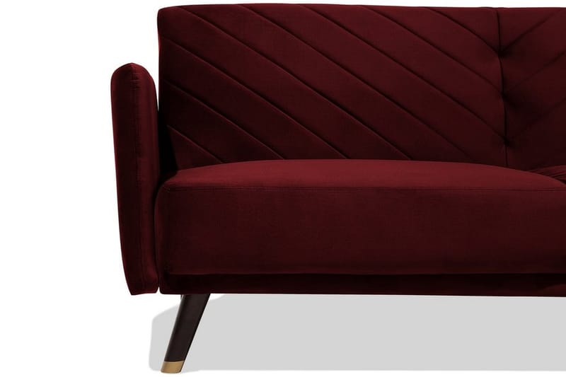 Senja Sovesofa 200 cm - Rød - Sovesofaer - 3 seters sovesofa