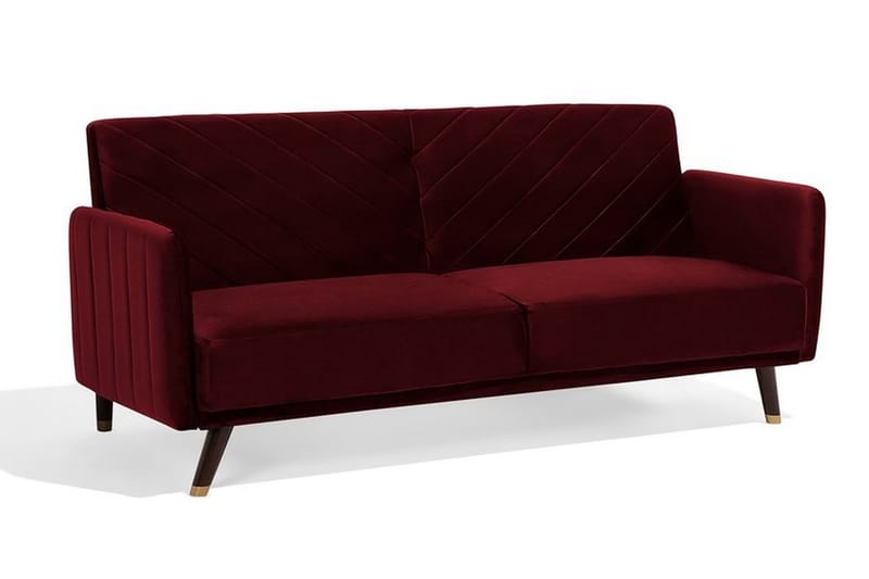 Senja Sovesofa 200 cm - Rød - Sovesofaer - 3 seters sovesofa